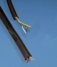 SHEATH PVC COVER 10MTR I.D 10mm, FLEXIBL PVC WIRING COVER BLACK