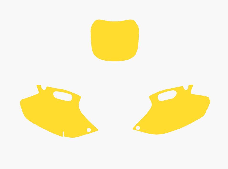 YELLOW BACKGROUNDS YAMAHA YZ250F 01-02, YZ450F 00-02