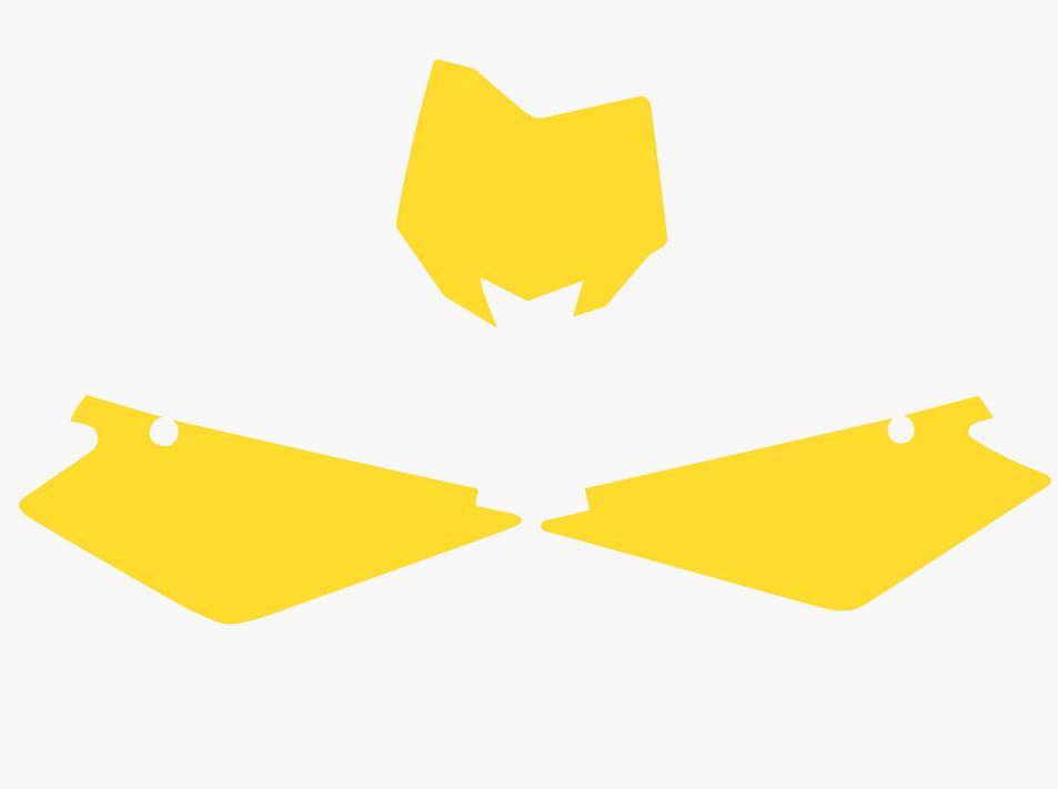 YELLOW BACKGROUNDS HUSQVARNA 2T TC125/250 06-08, 4T TC250/450 05-07