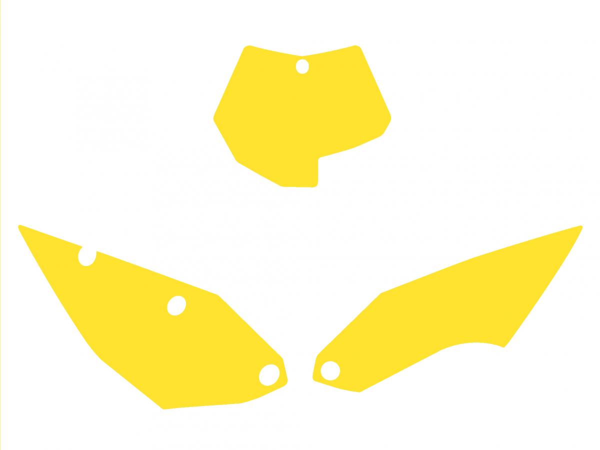 YELLOW BACKGROUND HUSABERG FS450 2009-2012