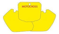 RED BACKGROUND HONDA CR250 97-99, CR125  98-99
