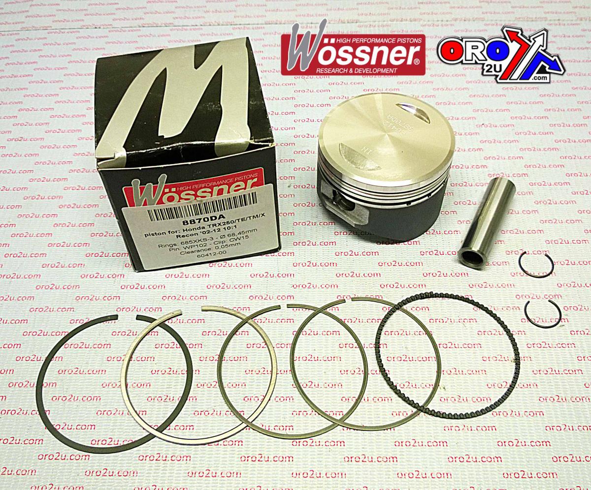 WOSSNER 68.5mm PISTON KIT HONDA TRX250 4T 1997-2023