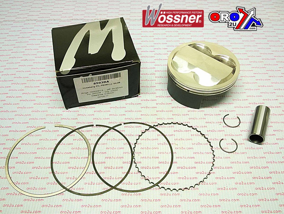 PISTON 04-09 HUSABERG 450 100 WOSSNER 8593DA FORGED KIT