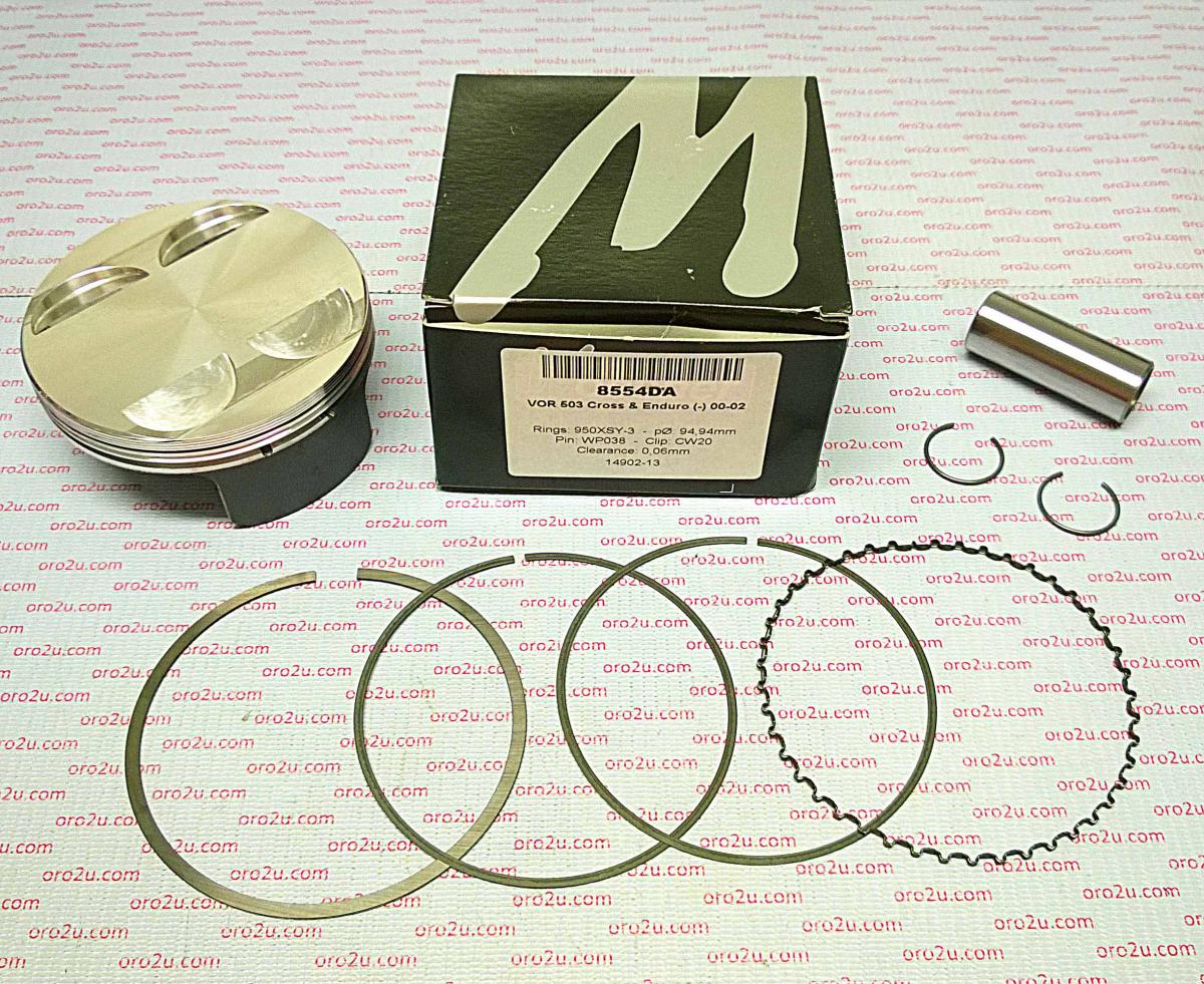 WOSSNER 94.94mm FORGED PISTON KIT A, ALL VOR 503 2000-2002