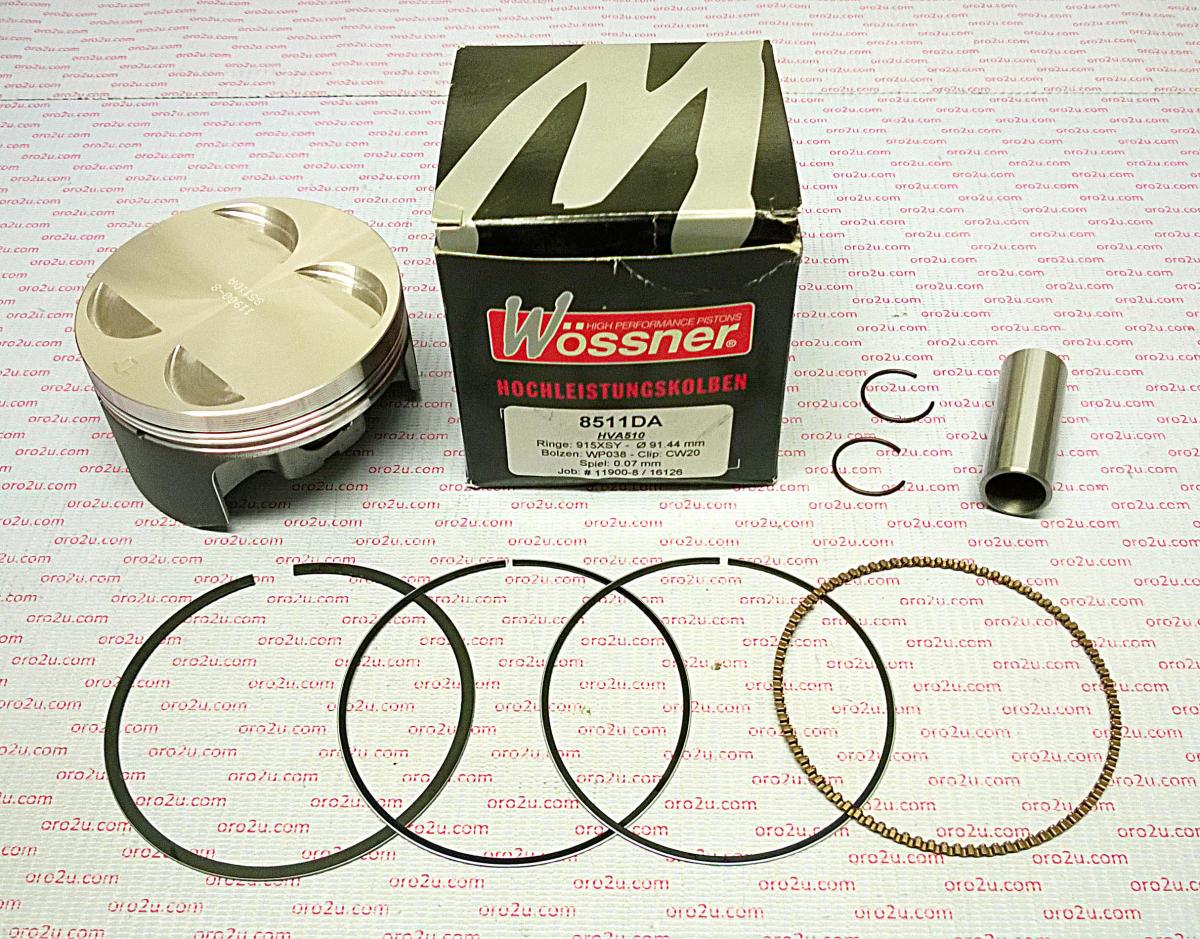 PISTON KIT 87-90 510cc 91.50 WOSSNER 8511DA HUSQVARNA