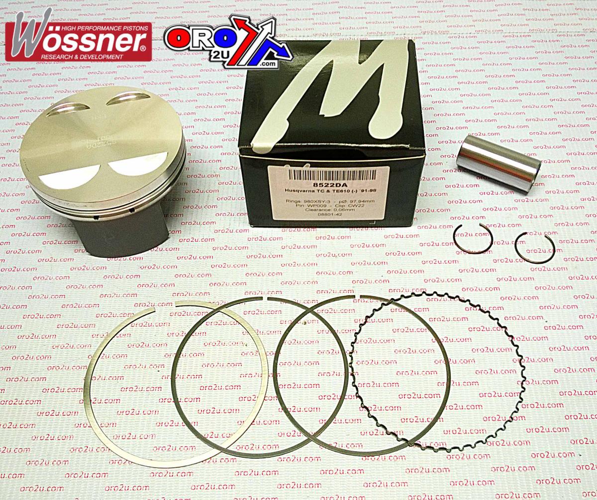 PISTON KIT 91-98 610 100.00 WOSSNER 8522D200 HUSQVARNA