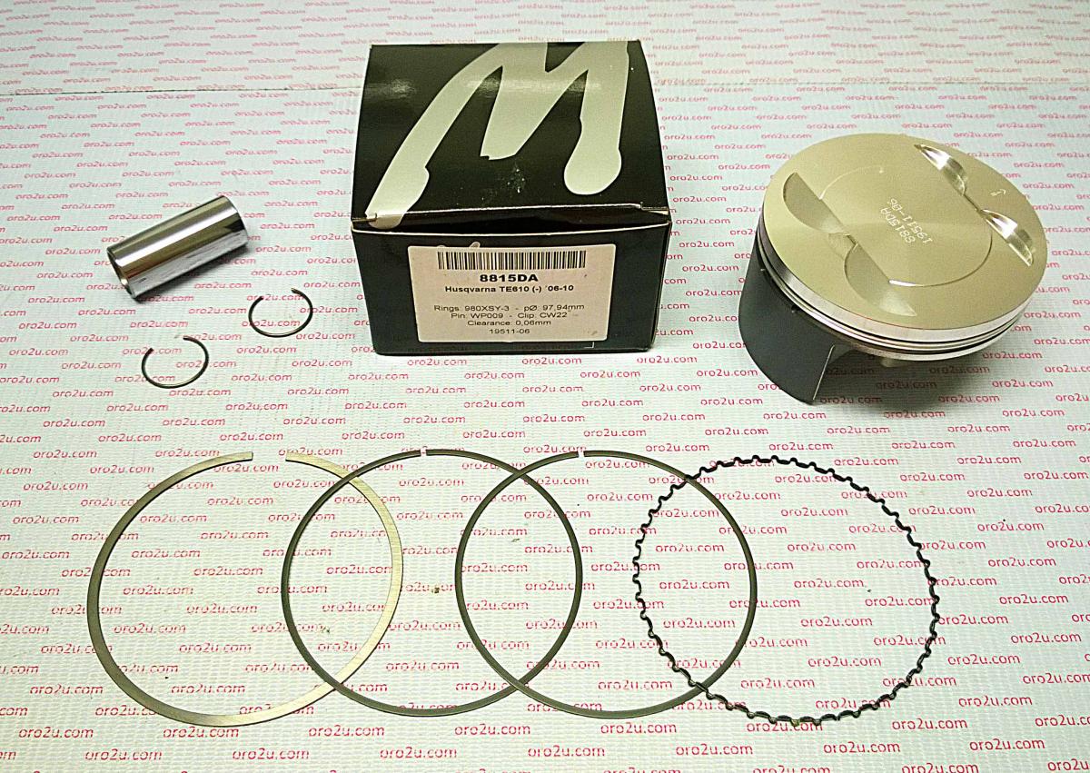 PISTON KIT 06-10 TC TE610 98mm WOSSNER 8815DC HUSQVARNA