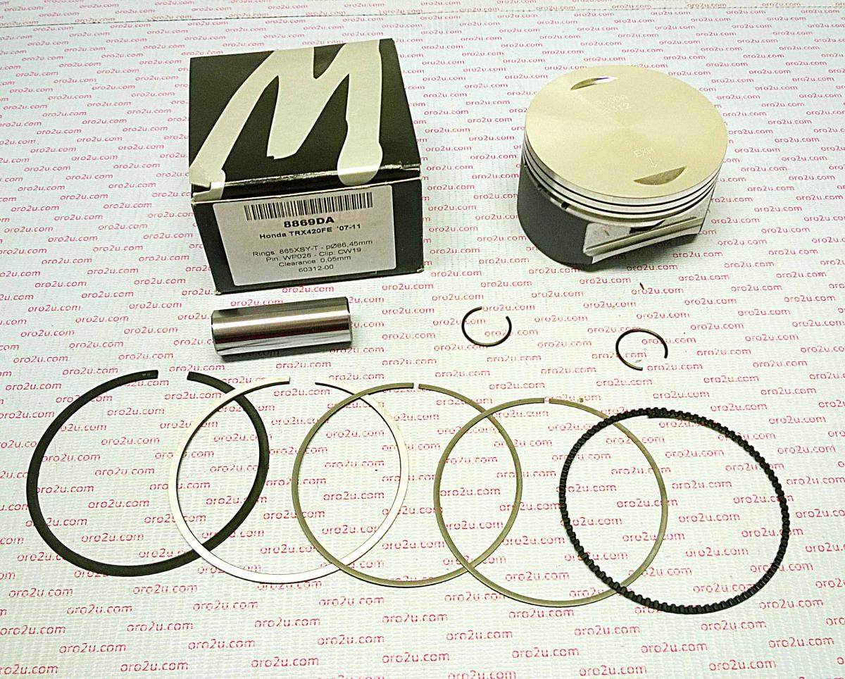 PISTON KIT 07-13 TRX420 87.00 8869D050 WOSSNER FORGED RANCHE