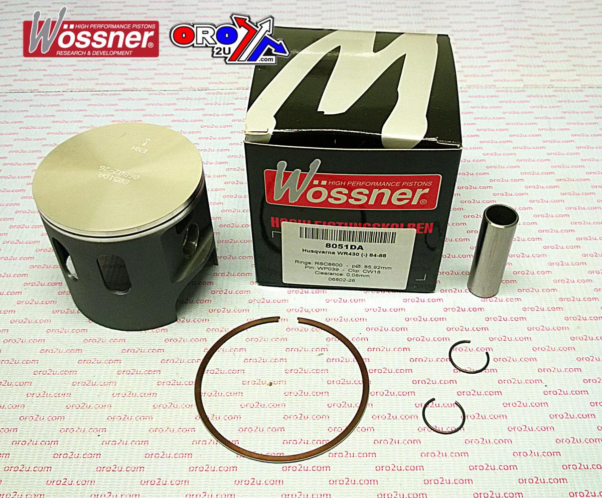PISTON KIT 80-88 430 86.00 HUSQVARNA WOSSNER 8051DA