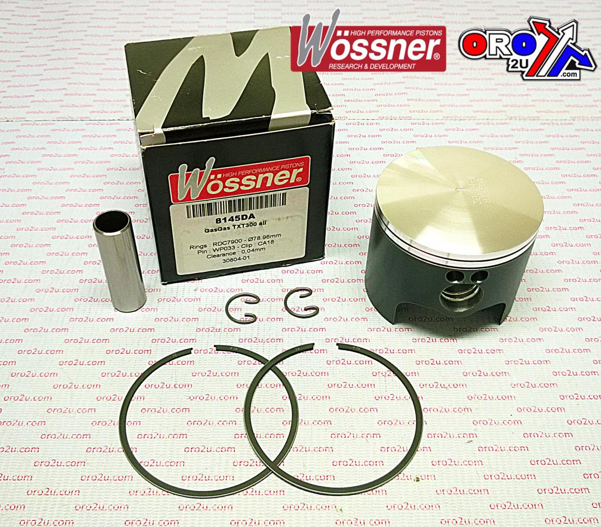 WOSSNER 79mm FORGED PISTON KIT C, ALL GAS GAS TXT 300
