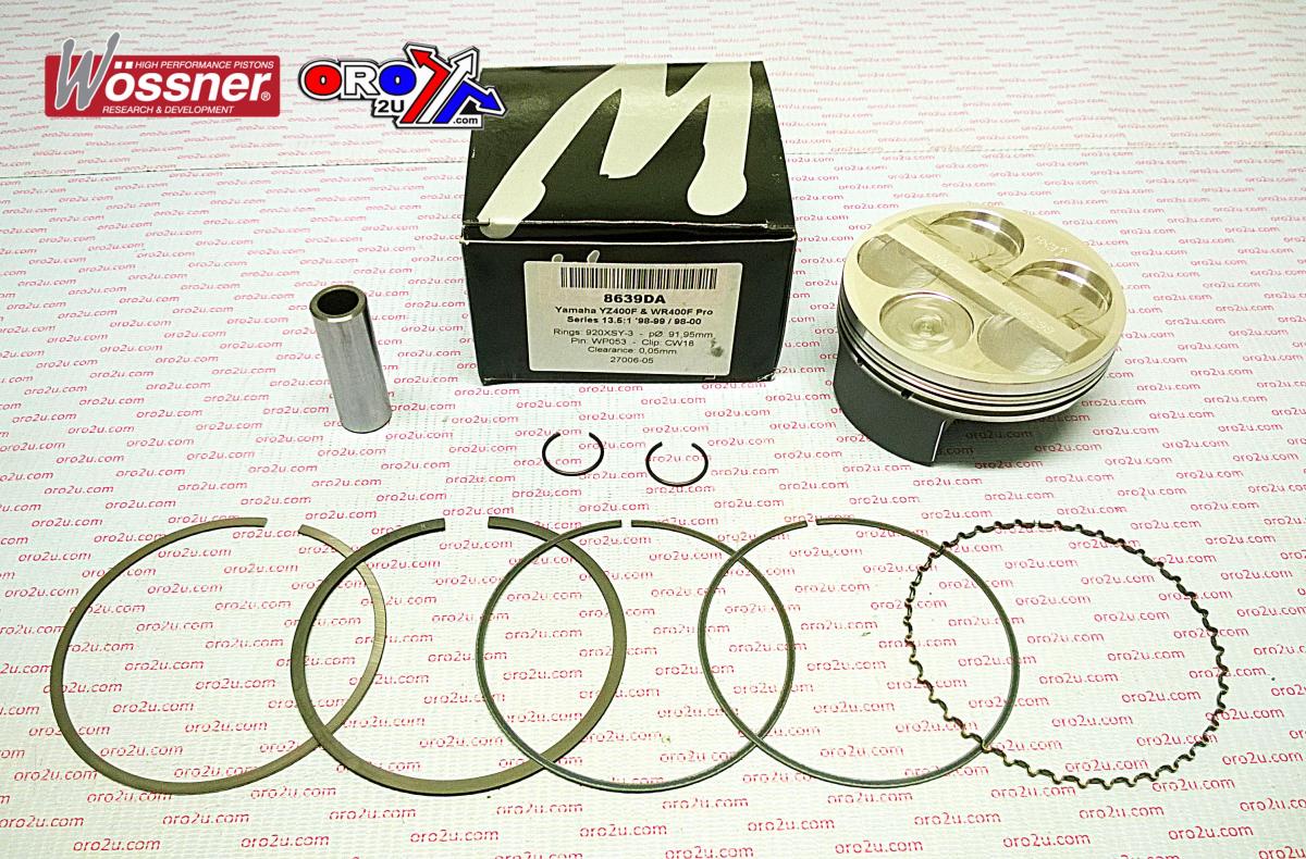 PISTON 98-00 YZF/WR400F 92 HC WOSSNER PISTON KIT 8639DB