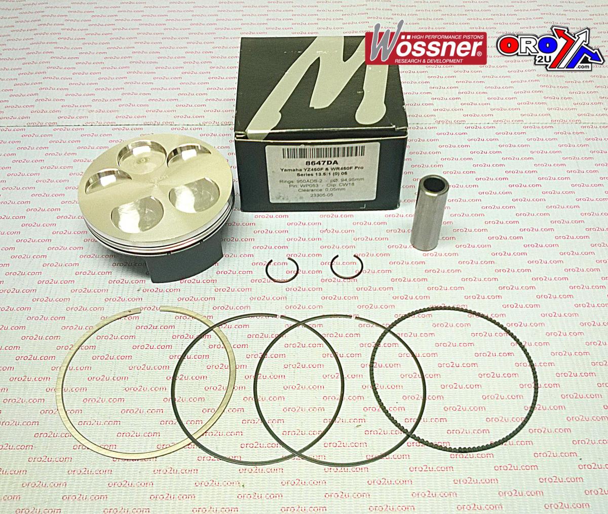 PISTON KIT 05 YZF/WR450F 95 HC WOSSNER 8647DB