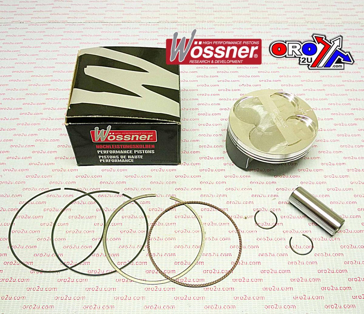 WOSSNER 77mm FORGED PISTON KIT KAWASAKI KX-F250 2006-2009