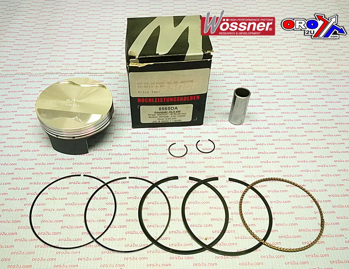 PISTON KIT 03-06 KLX400 90.00 FORGED WOSSNER 8565DA