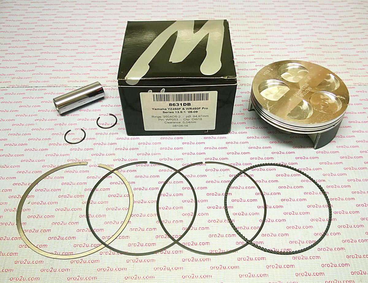 PISTON KIT 06-09 YZF WRF450 95 WOSSNER 8631DC HC YZF450