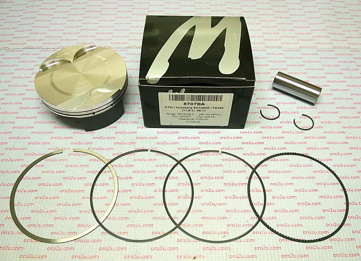 PISTON KIT KTM EXC450 95.00 B WOSSNER 8707DB HUSABERG