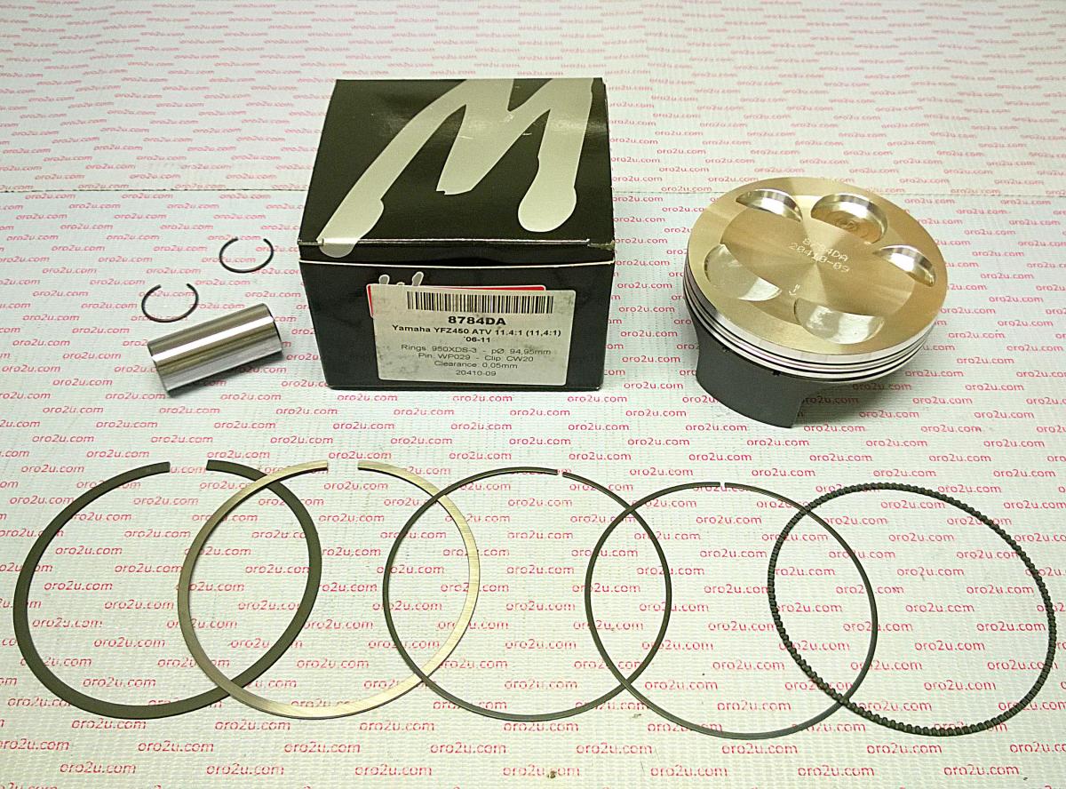 WOSSNER 94mm FORGED PISTON KIT C, YAMAHA YFZ450 2004-2023