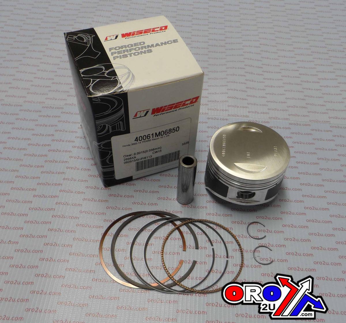 WISECO 68.5mm PISTON KIT HONDA TRX250TE/TM 02-23, TRX250EX/X 03-23
