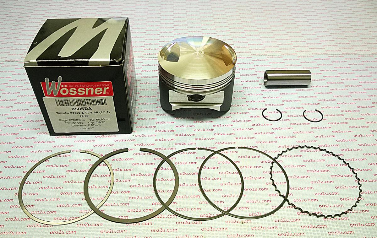 PISTON KIT XT TT SR 500 87.00 8505DA FORGED WOSSNER