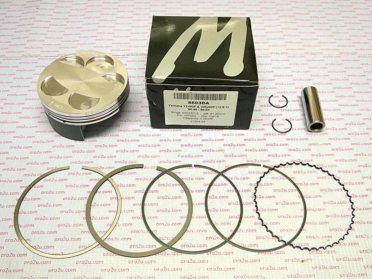 PISTON KIT 98-99 YZF400 94.00 FORGED WOSSNER 8603D200