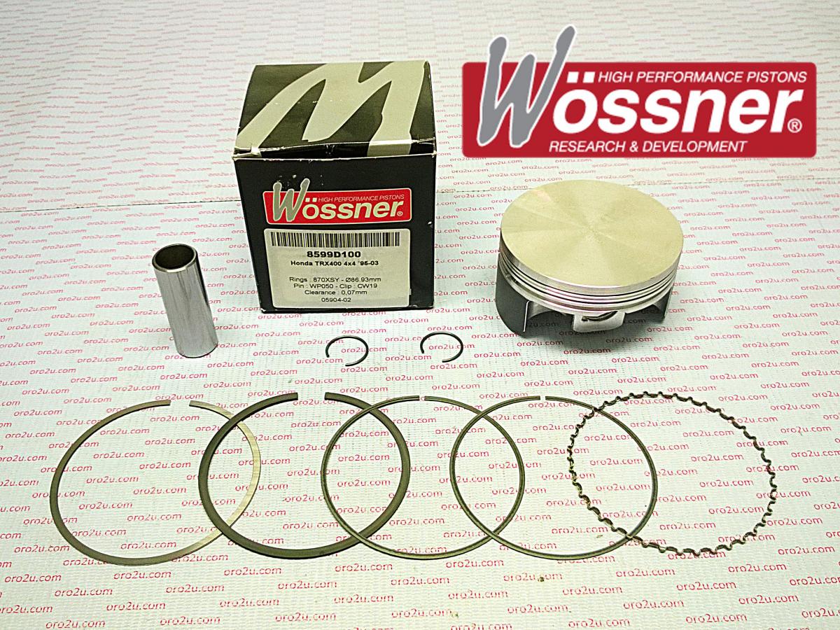 PISTON KIT 95-03 TRX400 86.50 FORGED WOSSERN 8599D050