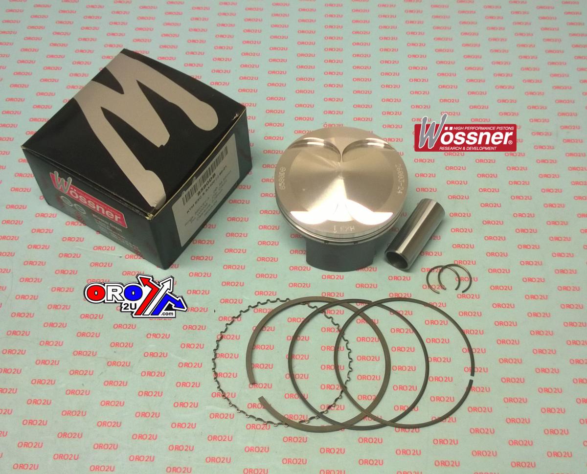 PISTON KIT KTM 400 EXC 89.00 FORGED WOSSNER 8580DA