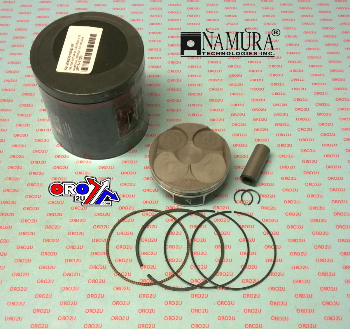 NAMURA 78mm FORGED PISTON KIT B, HONDA CRF250R 04-07, CRF250X 04-17
