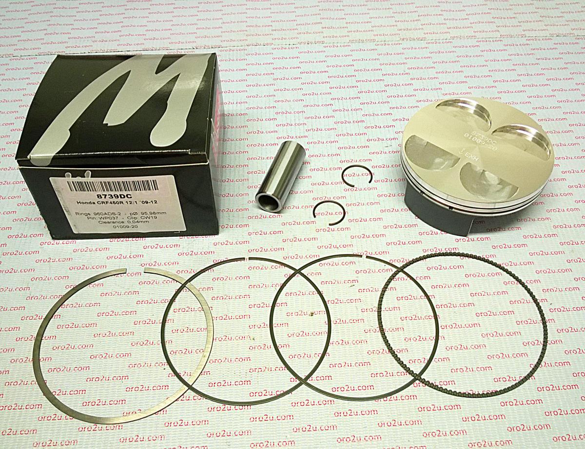 WOSSNER 96mm HC FORGED PISTON KIT HONDA CRF450R 2009-2012
