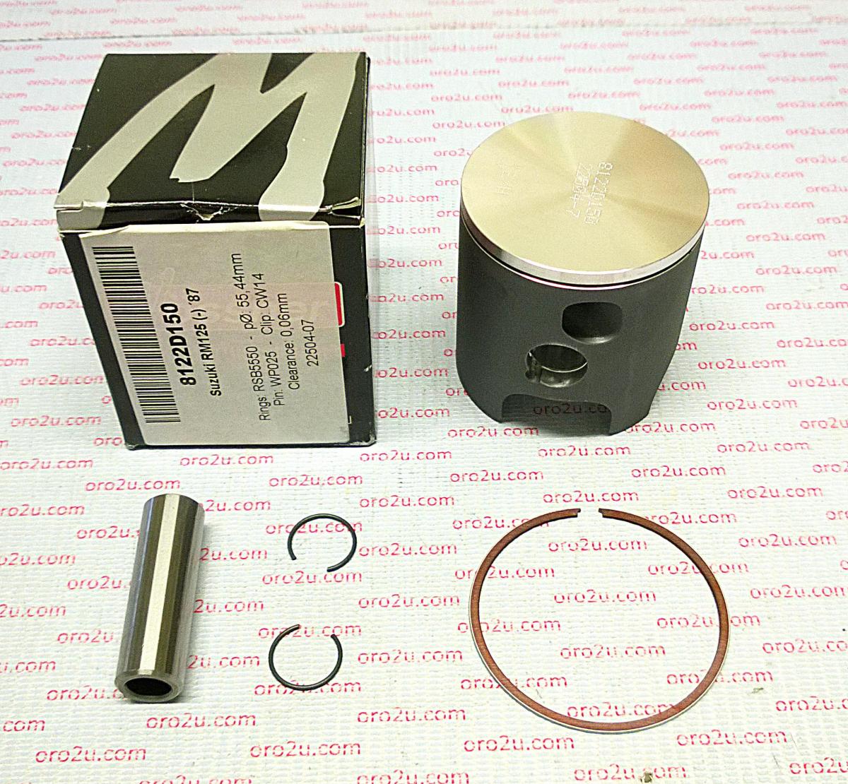 WOSSNER  56mm PISTON KIT SUZUKI RM125 1987