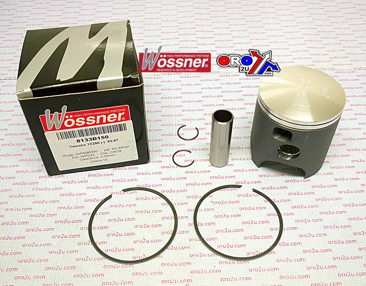 PISTON KIT 83-87 YZ250 68.75 WOSSNER 8133D075 YAMAHA MX
