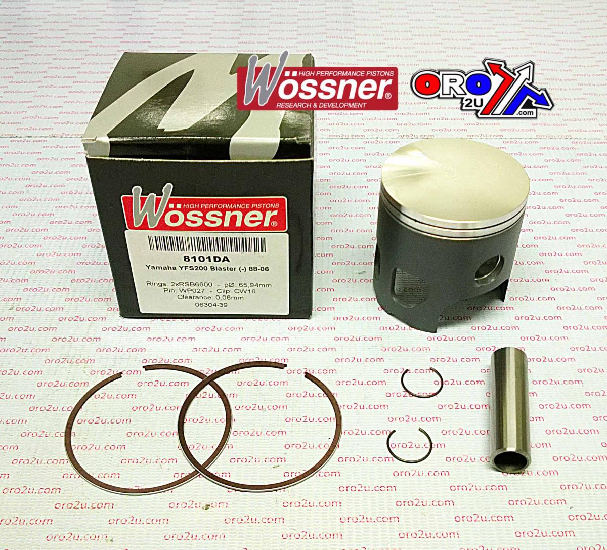 WOSSNER 70mm PISTON KIT YAMAHA YFS200 BLASTER 1988-2007