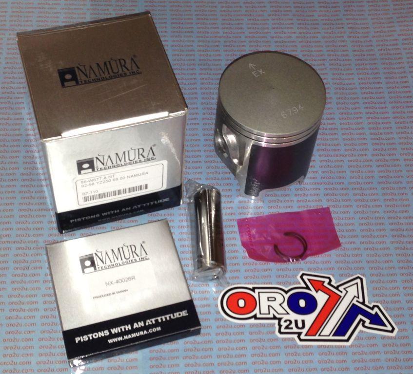 NAMURA 68mm PISTON KIT B, YAMAHA YZ250 1992-1998, WR250 1992-1997