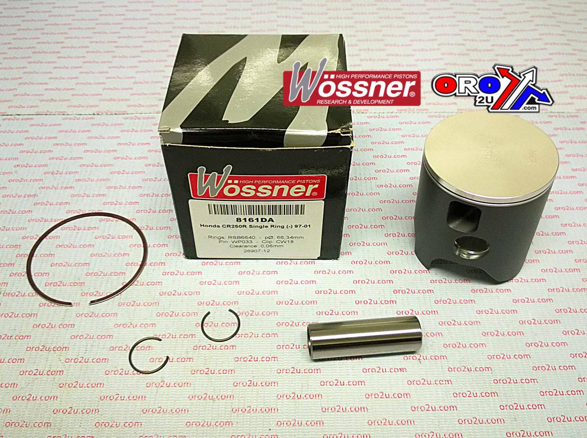 PISTON KIT 97-01 CR250 67.00 1-RING WOSSNER 8161D060