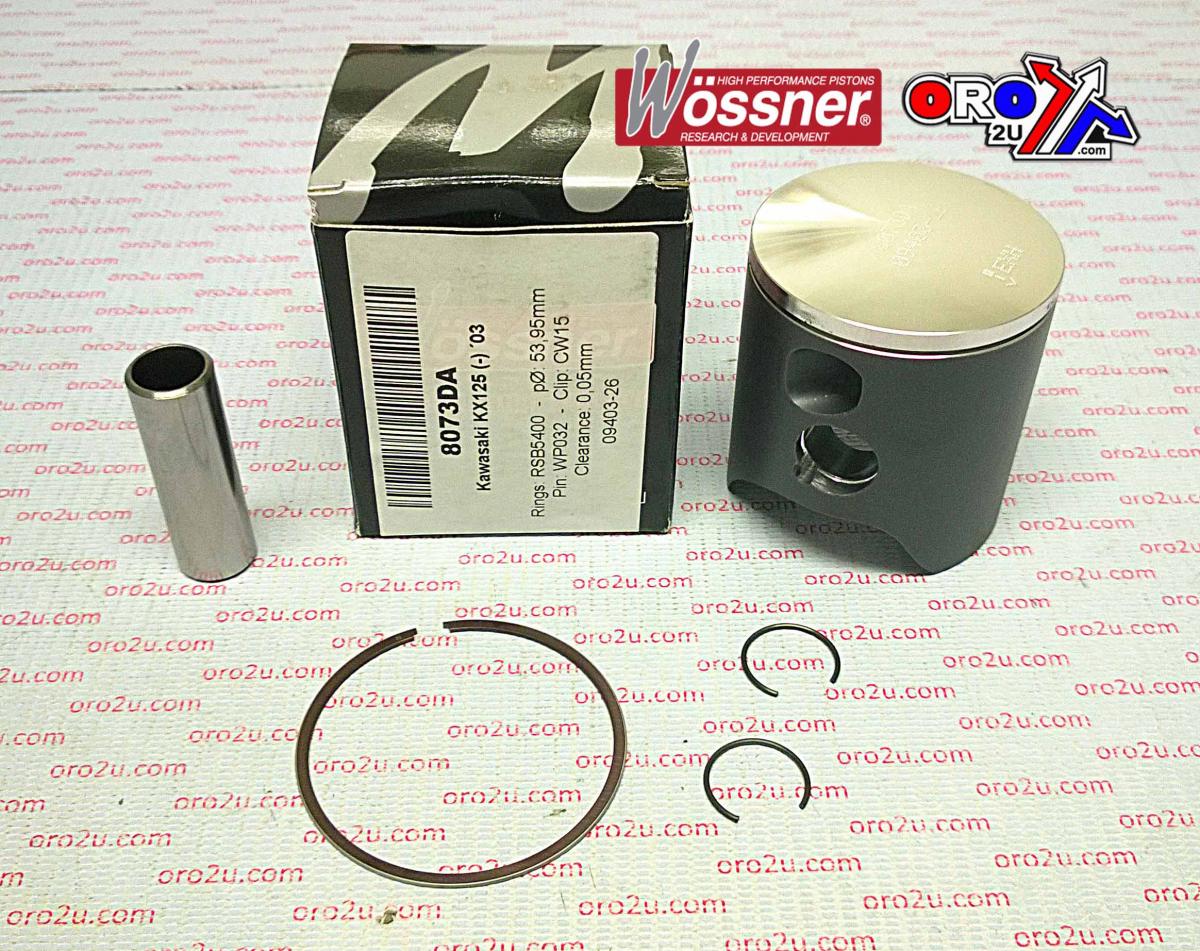 PISTON KIT 03 KX125 54.00 C WOSSNER 8073DC KAWASAKI MX