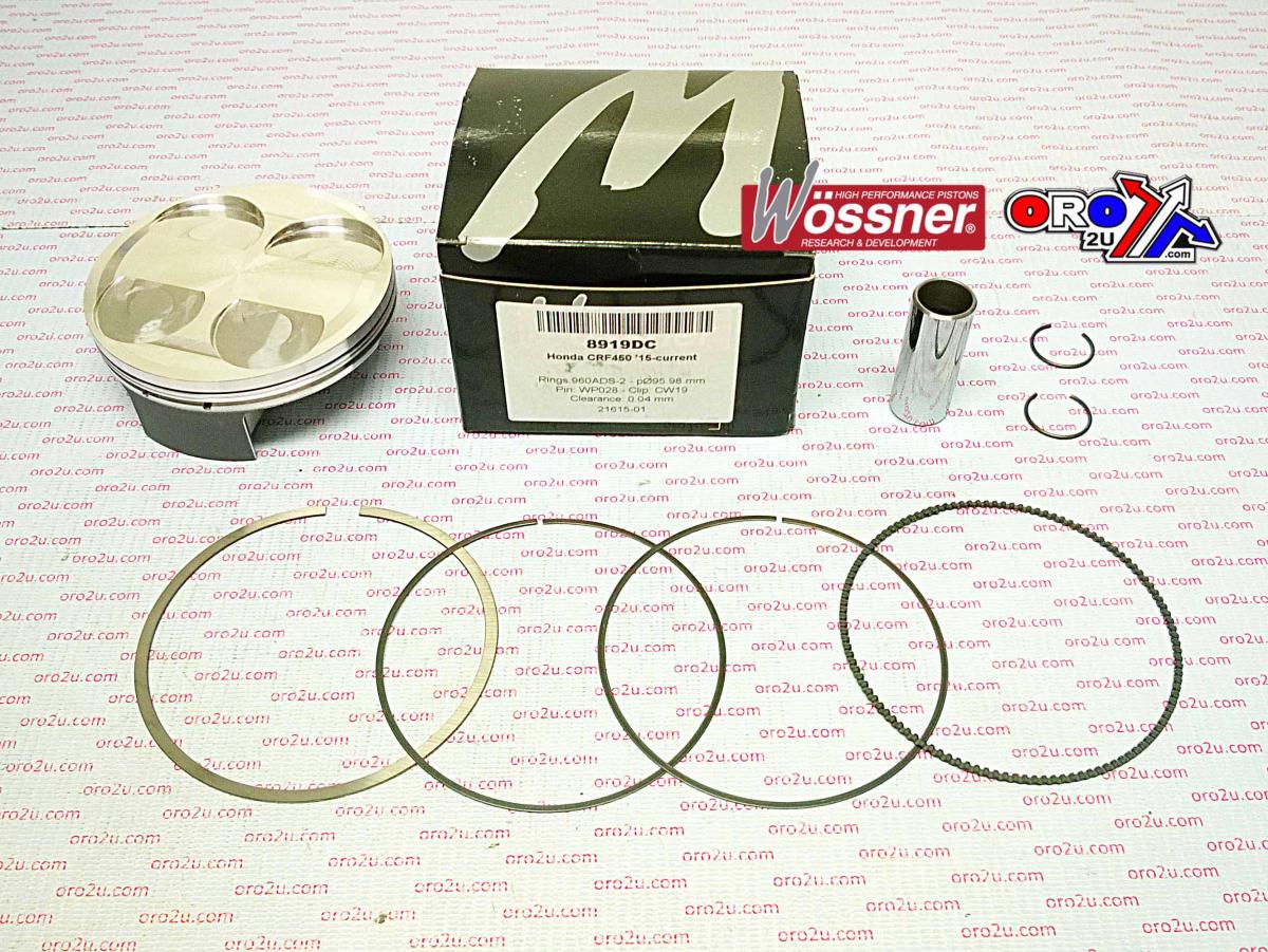 WOSSNER 96mm PISTON KIT C, HONDA CRF450R 2015-2016