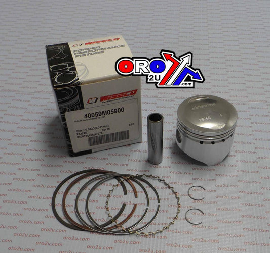 PISTON KIT 74-79 CB550K 59.00 WISECO 40059M05900 ROAD HONDA