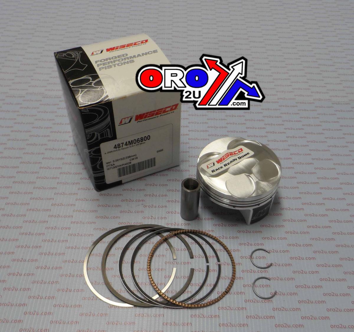 WISECO 68mm PISTON KIT KAWASAKI ZX6R (ZX636) 2003-2005