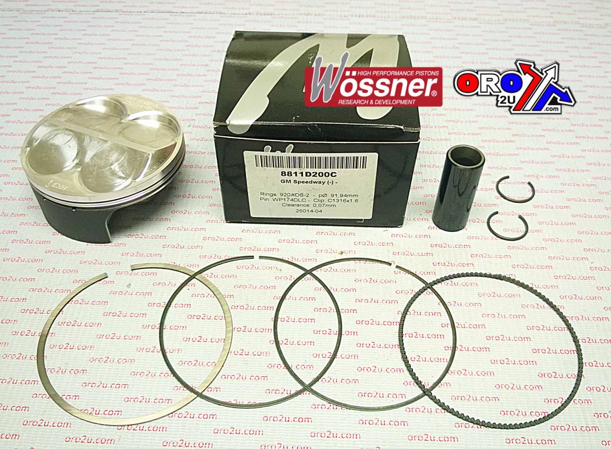 WOSSNER 90mm PISTON KIT A, GM SPEEDWAY ENGINE
