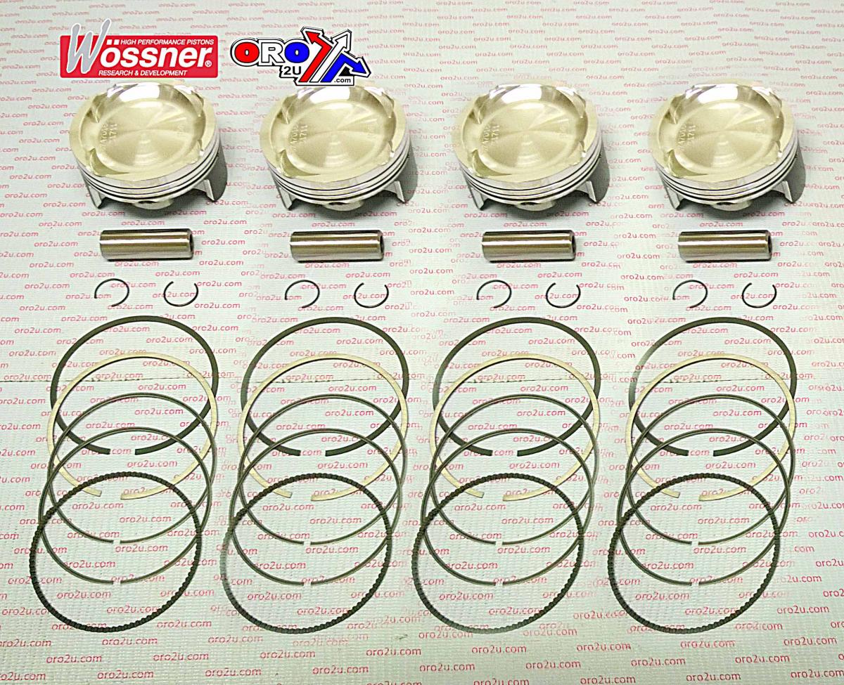 WOSSNER 73.4mm PISTON KIT/4 SUZUKI GSXR1000 TURBO 2005-2008