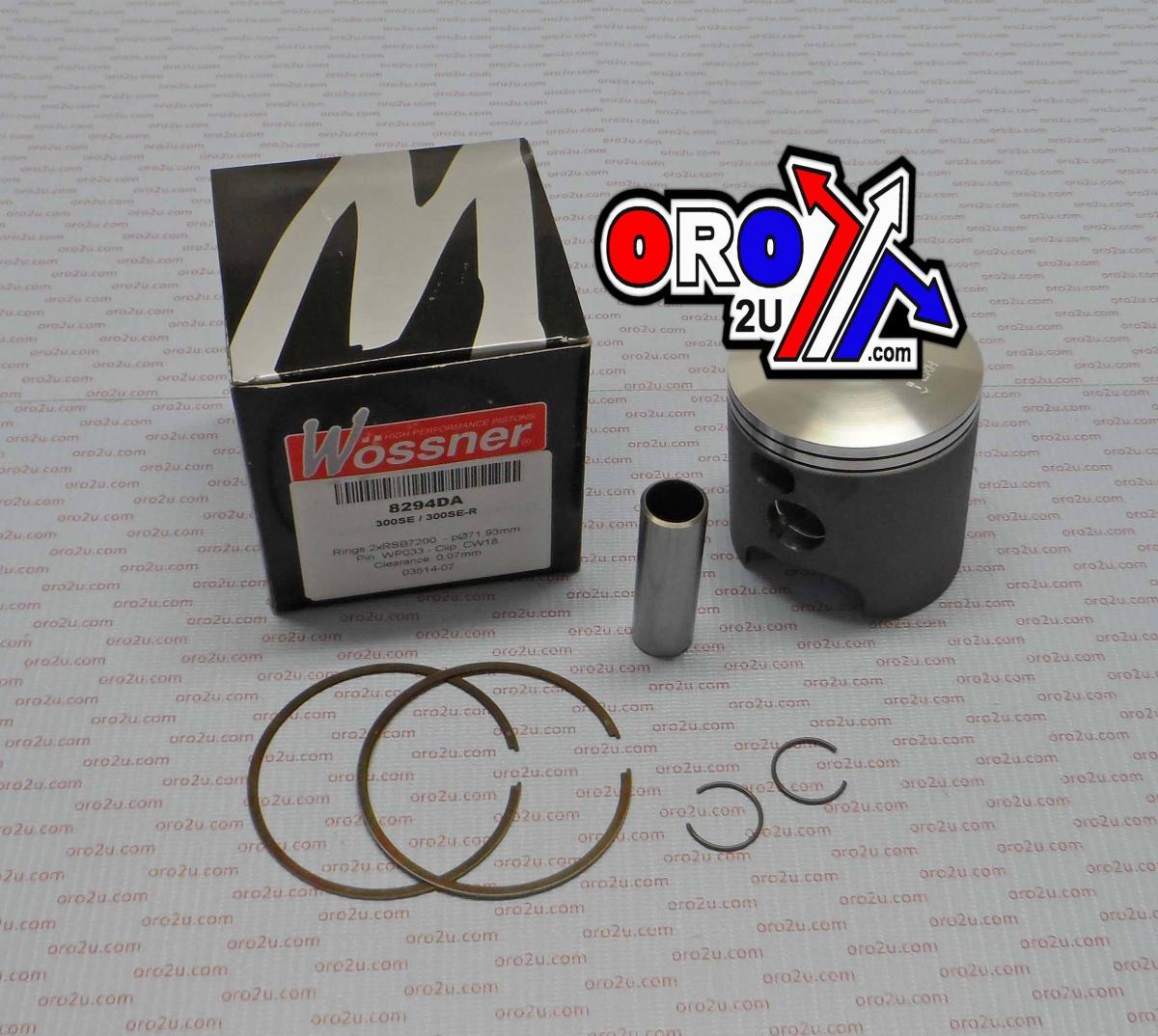 WOSSNER 72mm PISTON KIT B, SHERCO SE/SE-R 300 2013-2015