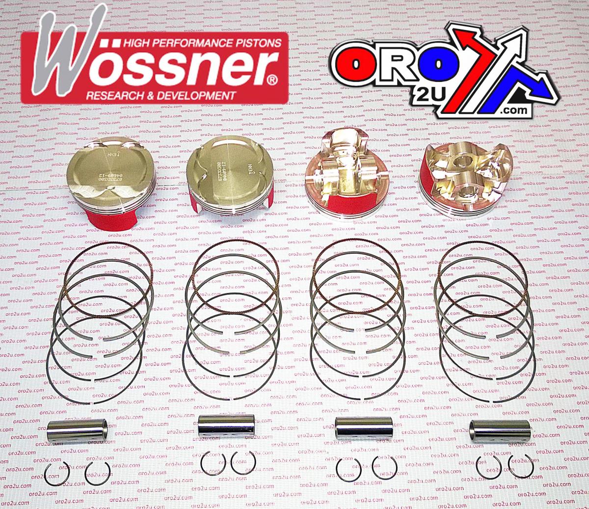 WOSSNER 83mm PISTON KIT SUZUKI GSX1300R HAYABUSA 2008-2020 (X4)