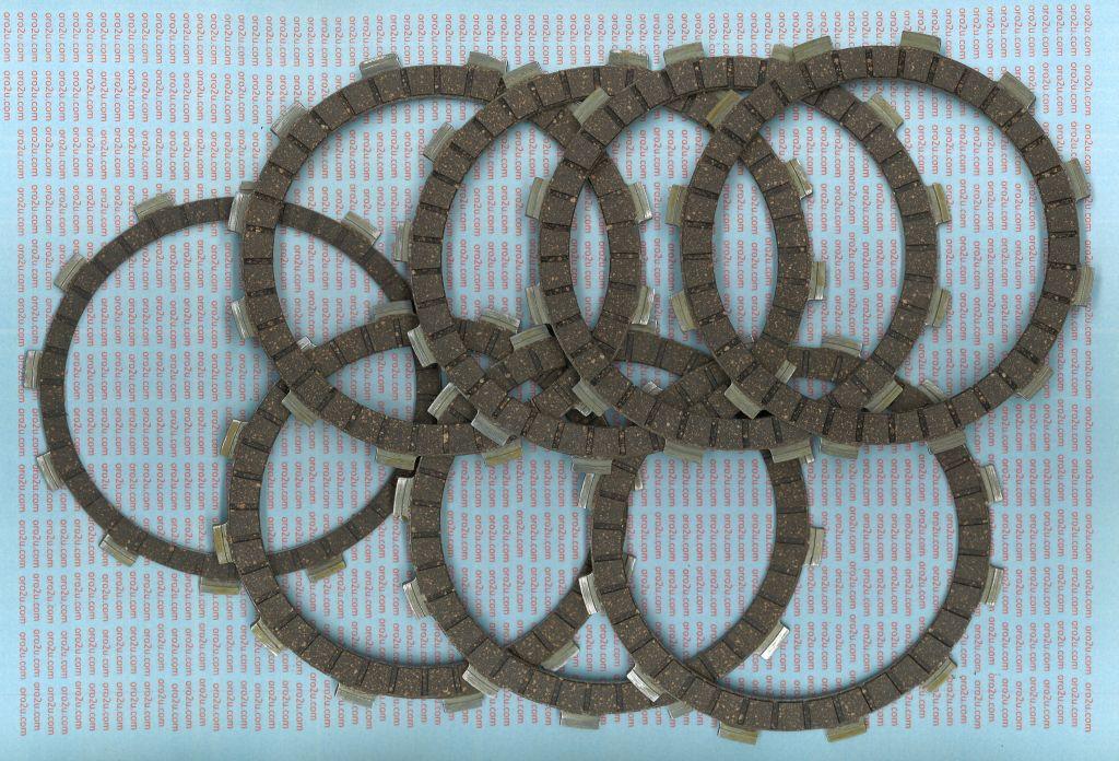 CLUTCH FRICTION PLATE SET/8 [CK3433], MC-03883C CRF450 13-22, KLX400, DRZ400