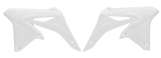 R-TECH WHITE RADIATOR SCOOPS SUZUKI RM-Z250 2010-2016