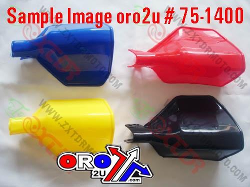 UNIVERSAL BLUE HANDGUARDS FOR DRUM BRAKES