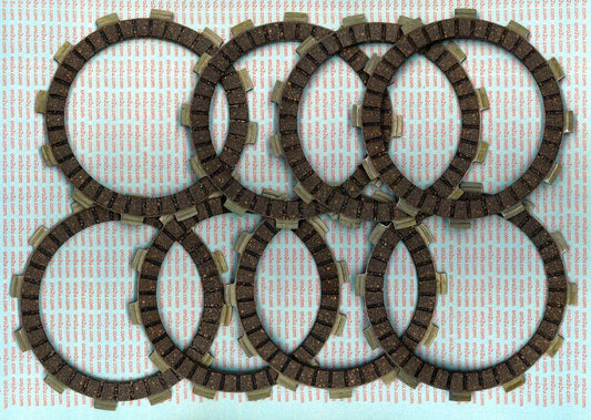 CLUTCH FRICTION PLATE SET/8 [CK1293] HONDA CR125 00-07, CRF250 04-07