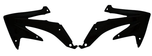 R-TECH BLACK RADIATOR SCOOPS HONDA CRF450R 2005-2008