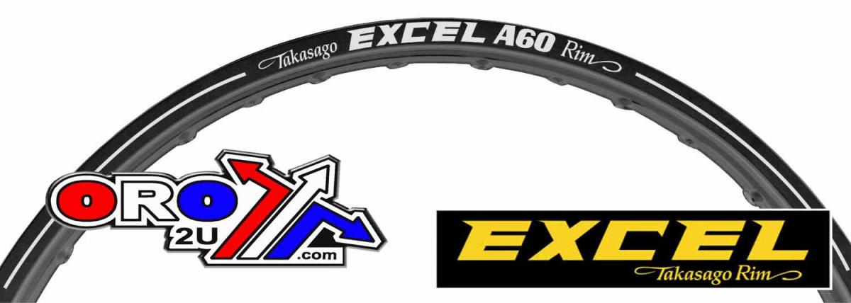 EXCEL A60 BLACK RIM 215-19, 36 SPOKE HOLE