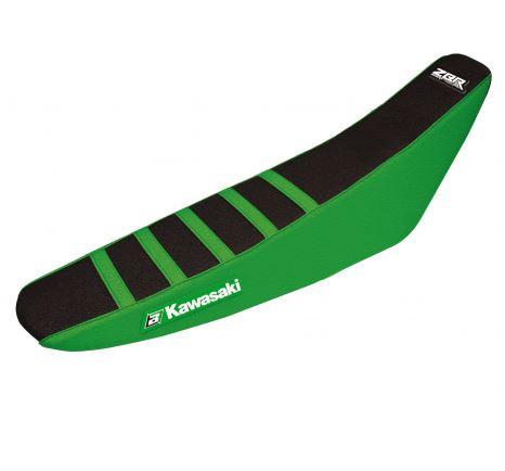 BLACKBIRD ZEBRA GRN/BLK SEAT COVER KAWASAKI KX80 98-00, KX85 01-13, KX100 98-13