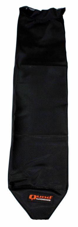 QUADWORKS GRIPPY BLACK SEAT COVER YAMAHA YFM350 WARRIOR 1993-2004