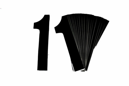 BLACK 8"/20cm 1. PACK/25